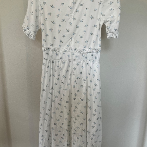Like New, & Other Stories Lyocell Blend Ruffle Maxi Floral Dress - Picture 7 of 8